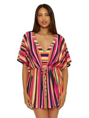 NWT Trina Turk Splash Stripe Swim Cover Tunic XS / S
